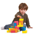 EDUSHAPE Kocky senzorické penové Puzzle Blocks 24m+