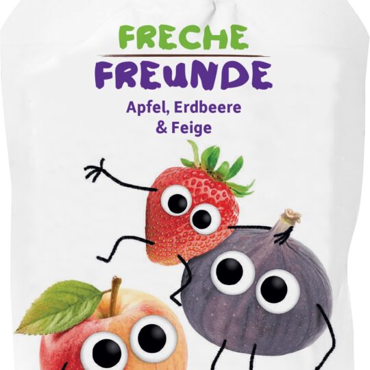 FRECHE FREUNDE BIO Kapsička ovocná Jablko, jahoda a figa 100 g, 12m+
