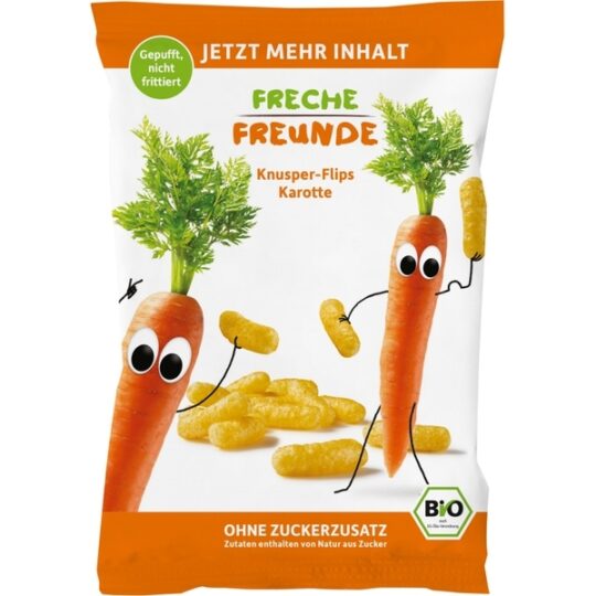 FRECHE FREUNDE BIO Chrumky Kukurica a mrkva 30 g, 12m+