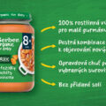 GERBER Organic 100% rastlinný príkrm biele fazuľky s batátmi a quinoou 190 g