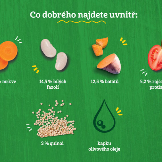 GERBER Organic 100% rastlinný príkrm biele fazuľky s batátmi a quinoou 190 g