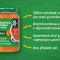 GERBER Organic 100% rastlinný príkrm cícer s paradajkovou omáčkou a mrkvou 190 g​