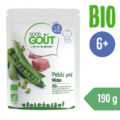 GOOD GOUT BIO Hrášok s teľacím mäsom 190 g