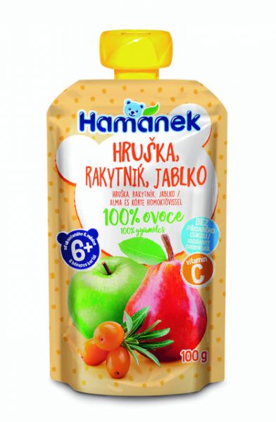 HAMÁNEK Hruška, rakytník, jablko 100 g
