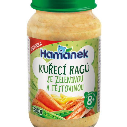 HAMÁNEK Kuracie ragú so zeleninou a cestovinou 230 g