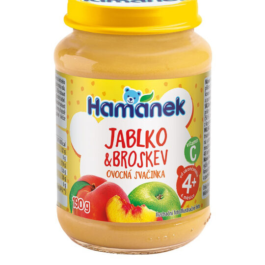 HAMÁNEK S broskyňami 190 g