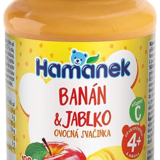 HAMÁNEK S jablkom a banánom 190 g