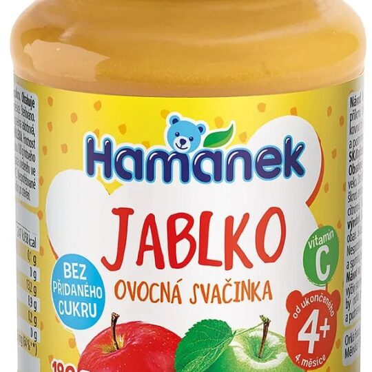 HAMÁNEK S jablkami nesladené DIA 180 g