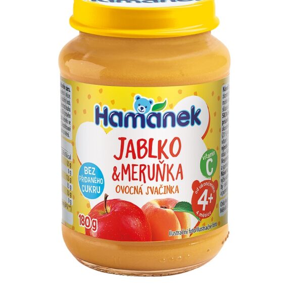HAMÁNEK S marhuľami nesladené DIA 180 g