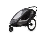 HAMAX Vozík vr. ramená + kočíkový set za bicykel Cocoon Grey/black