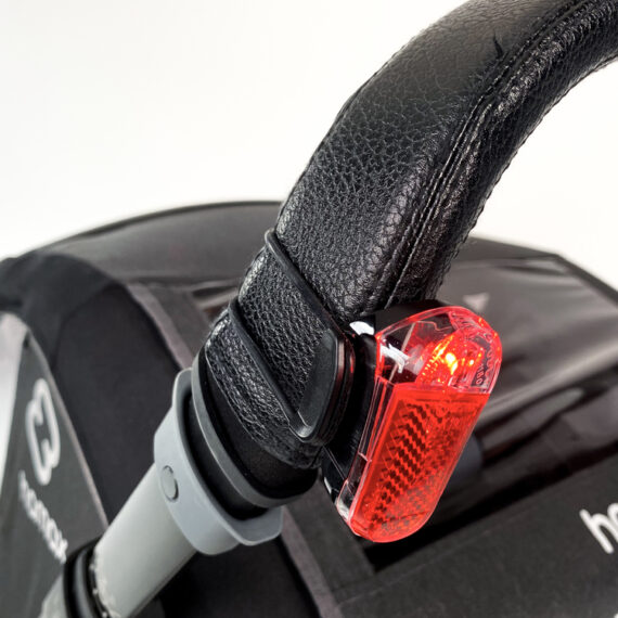 HAMAX Vozík vr. ramená + kočíkový set za bicykel Cocoon Grey/black