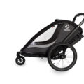 HAMAX Vozík vr. ramená + kočíkový set za bicykel Cocoon Grey/black