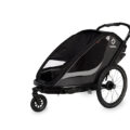 HAMAX Vozík vr. ramená + kočíkový set za bicykel Cocoon Grey/black