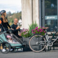 HAMAX Vozík za bicykel vr. ramená + kočíkovú set Cocoon One Green/black