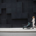 HAMAX Vozík za bicykel vr. ramená + kočíkovú set Cocoon One Green/black