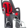 HAMAX Cyklosedačka Caress Grey/Dark Grey/Red