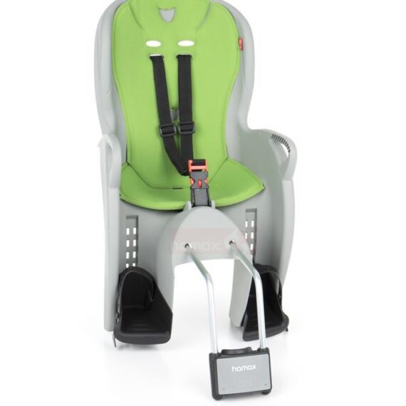 HAMAX Cyklosedačka Kiss Medium Grey/Green