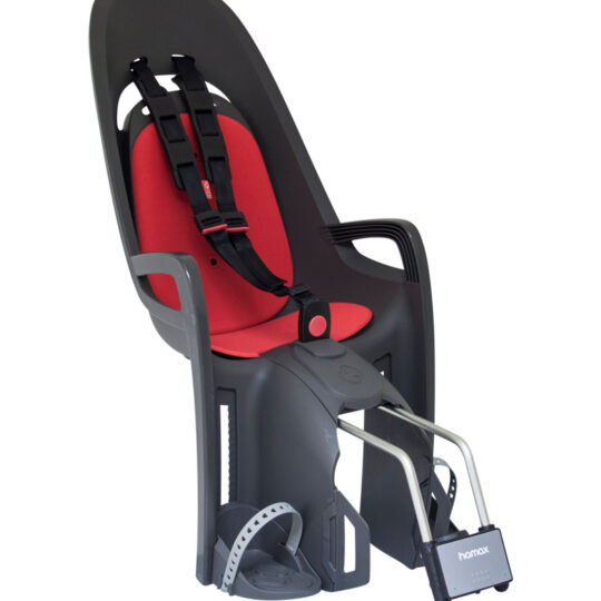 HAMAX Cyklosedačka s uzamykateľným zámkom Zenith Grey/Red