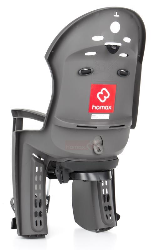 HAMAX Cyklosedačka Smiley Grey/Black