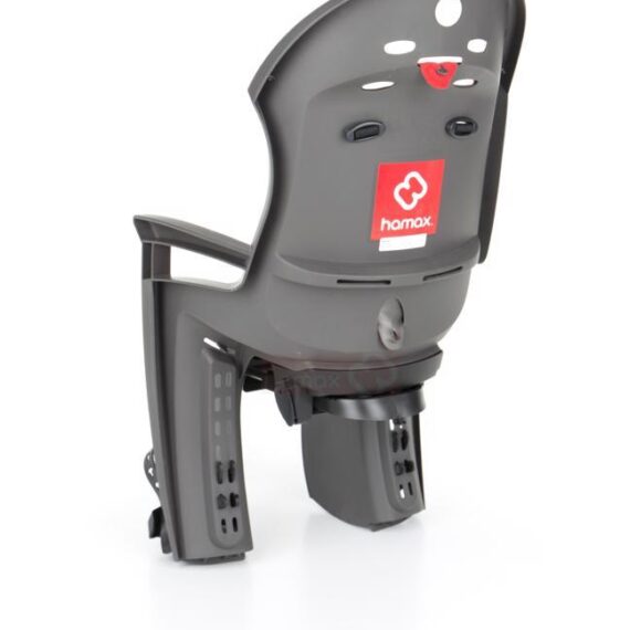 HAMAX Cyklosedačka Smiley Grey/Red