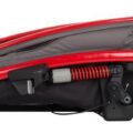 HAMAX Outback One – jednomiestny vozík za bicykel vr. ramená + kočíkovú set – Grey/Red/Antr, polohov