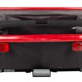 HAMAX Outback One – jednomiestny vozík za bicykel vr. ramená + kočíkovú set – Grey/Red/Antr, polohov