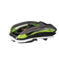 HAMAX TRAVELLER – dvojmiestny vozík za bicykel vr. ramená + kočíkový set Green/Grey
