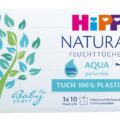 HiPP Babysanft Čistiace vlhčené obrúsky Aqua Natural 10 ks