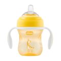 CHICCO Hrnček učiaci Transition s držadlami 200 ml žltý 4 m+