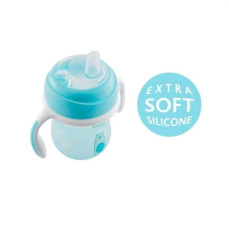 CHICCO Hrnček učiaci Transition s držadlami 200 ml žltý 4 m+