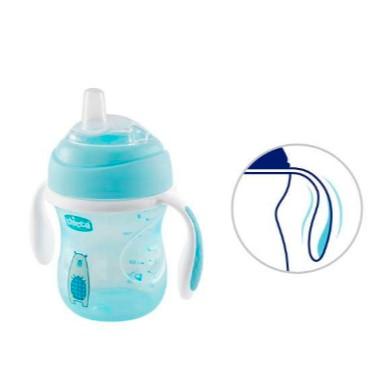 CHICCO Hrnček učiaci Transition s držadlami 200 ml žltý 4 m+