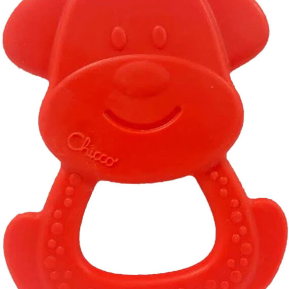 CHICCO Hryzačka Eco+ Psík Charlie červený 3m+