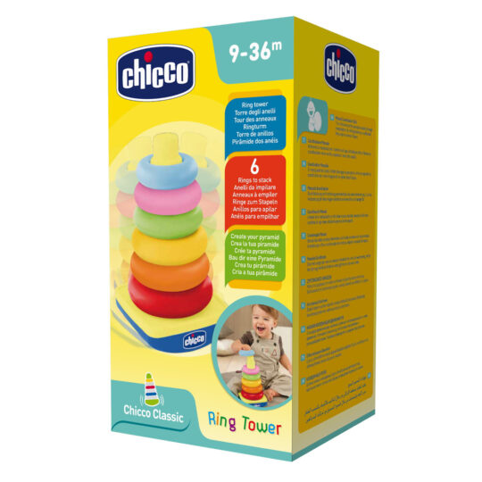 CHICCO Krúžky na kuželi 6m+