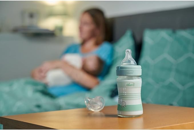 CHICCO Fľaša dojčenská sklo Well-being silikón 150ml uni