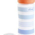 CHICCO Fľaša dojčenská sklo Well-being silikón 240ml chlapec