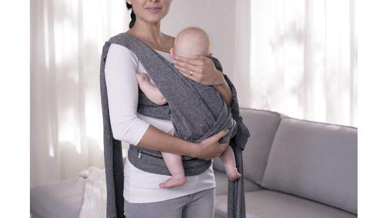 CHICCO Nosič detí/šatka Boppy Comfy Fit Grey 2v1