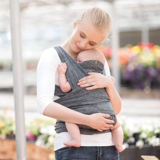 CHICCO Nosič detí/šatka Boppy Comfy Fit Grey 2v1