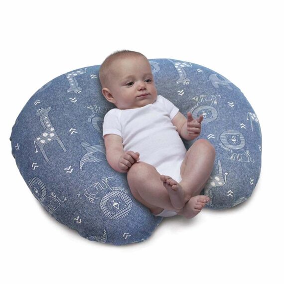 CHICCO Vankúš na dojčenie Boppy – Denim Animals