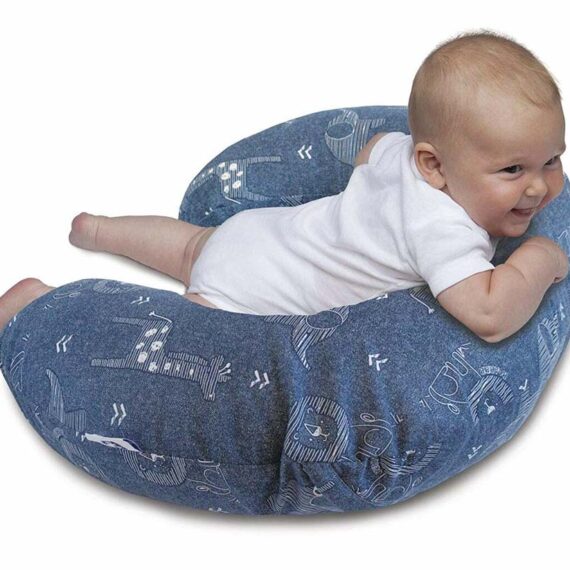 CHICCO Vankúš na dojčenie Boppy – Denim Animals