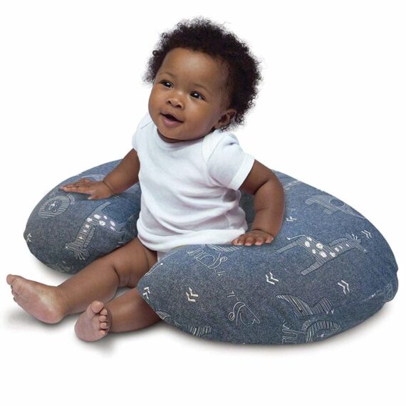 CHICCO Vankúš na dojčenie Boppy – Denim Animals