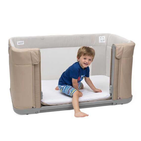 CHICCO Postieľka Next2Me Forever – Honey Beige