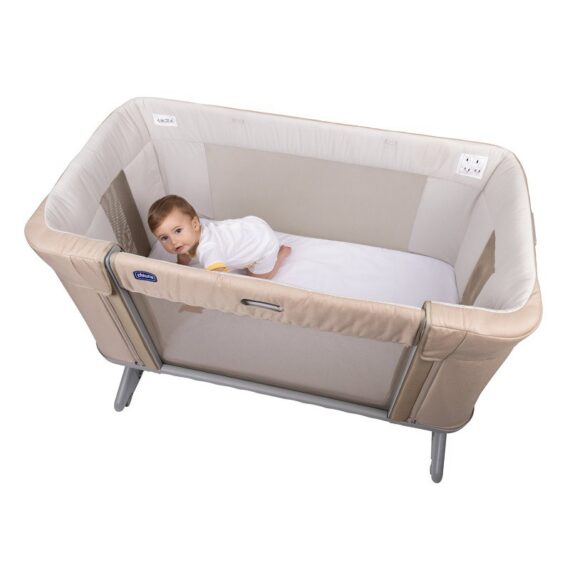CHICCO Postieľka Next2Me Forever – Honey Beige