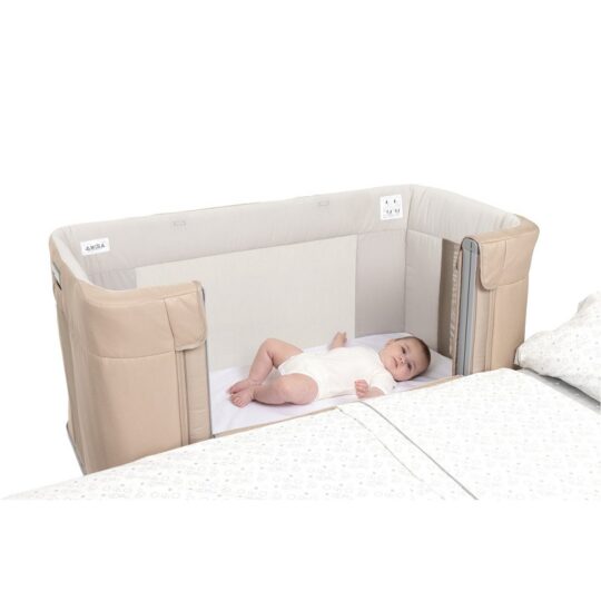 CHICCO Postieľka Next2Me Forever – Honey Beige