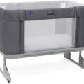 CHICCO Postieľka Next2Me Forever – Slate Grey