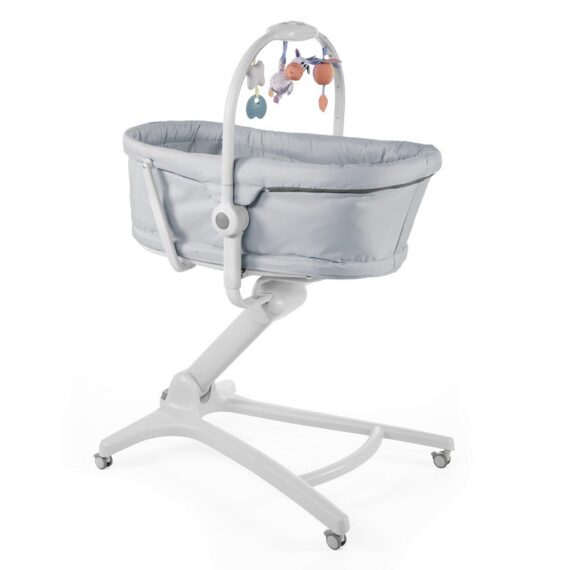 CHICCO Postieľka/lehátko/stolička Chicco Baby Hug 4v1 – Grey Re_Lux