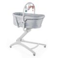 CHICCO Postieľka/lehátko/stolička Chicco Baby Hug 4v1 – Grey Re_Lux