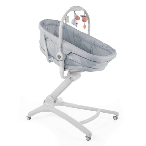 CHICCO Postieľka/lehátko/stolička Chicco Baby Hug 4v1 – Grey Re_Lux