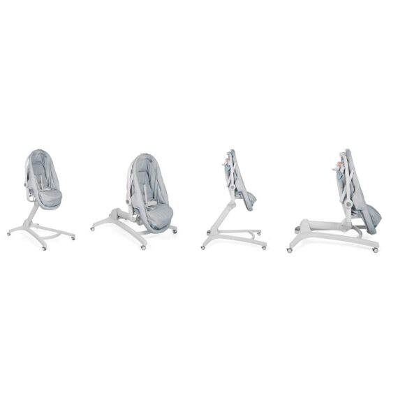 CHICCO Postieľka/lehátko/stolička Chicco Baby Hug 4v1 – Grey Re_Lux