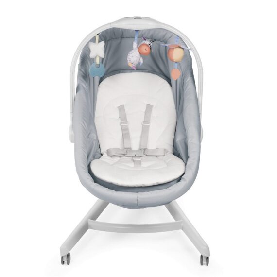 CHICCO Postieľka/lehátko/stolička Chicco Baby Hug 4v1 – Grey Re_Lux