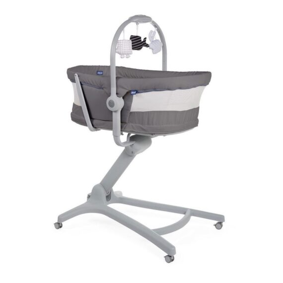 CHICCO Postieľka/lehátko/stolička Chicco Baby Hug Air 4v1 – Dark Grey
